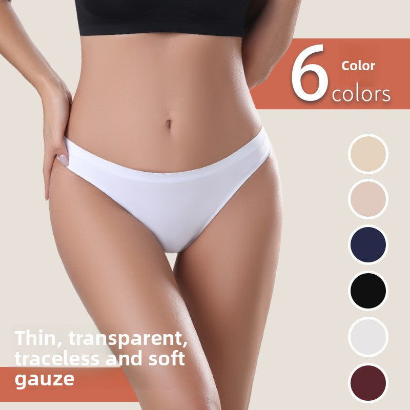 Lovellee Seamless Ice Silk Womens Underwear