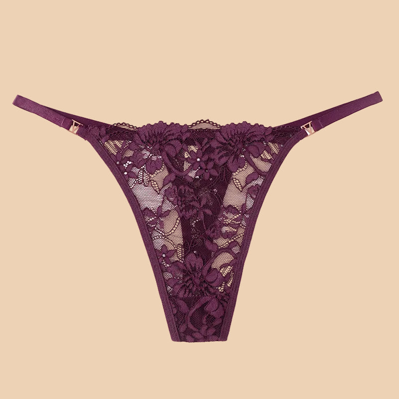 Lovellee low-waist Lace Thong Underwear