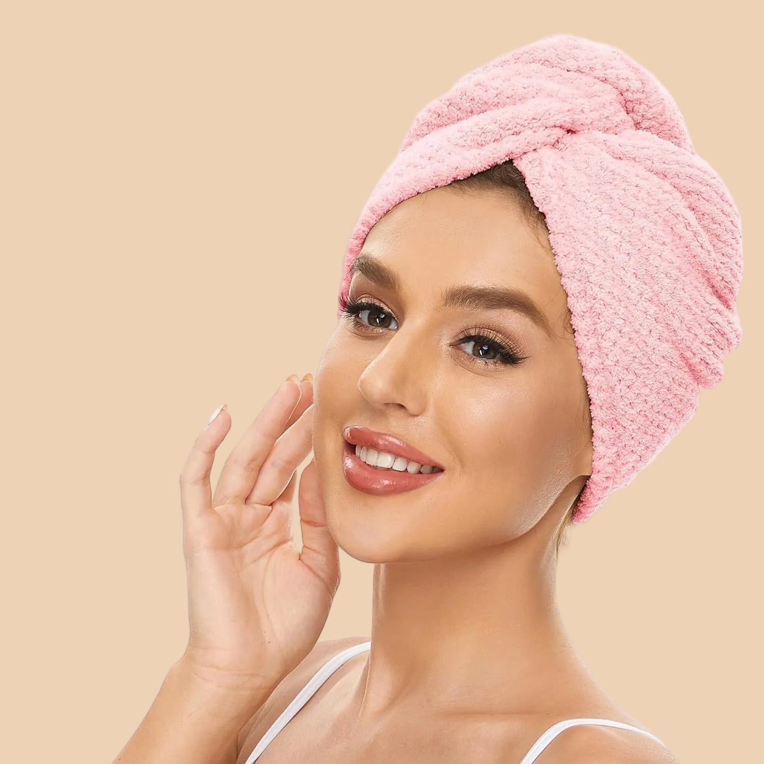 [PACK OF 3] Lovellee Hair Towel for Drying and Frizz Control