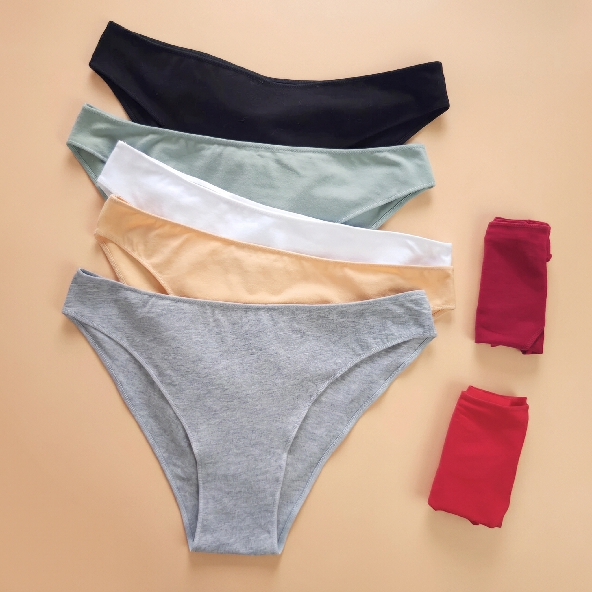 [PACK OF 4] Lovellee Cotton Low Waist Underwear