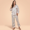 Lovellee Silk Pajama Set with Long Sleeves and Pants